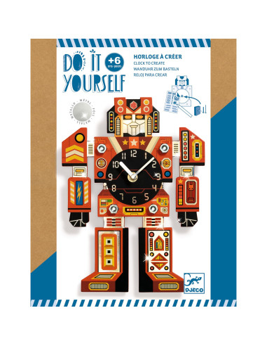 Horloge diy - robotime - djeco