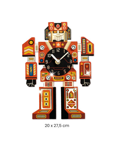 Horloge diy - robotime - djeco