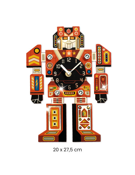 Horloge diy - robotime - djeco
