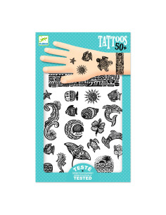 Tatouages - polynésie - djeco