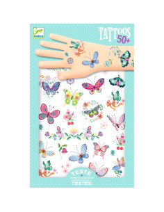 Tatouages - papillons de rêve - djeco