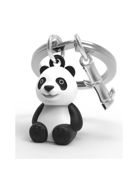 Porte-clés Panda et son bambou