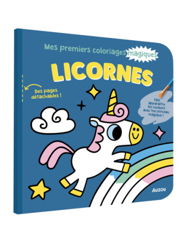 Mes premiers coloriages - licornes