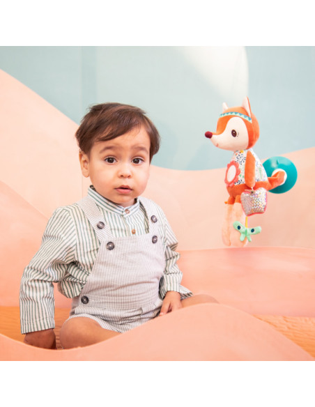 Peluche d'activités nomade Alice la renarde - Lilliputiens