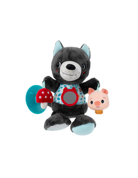 Peluche d'activités nomade Louis le loup - Lilliputiens