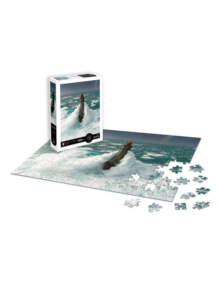 Puzzle 1000 p le phare de la jument - bretagne
