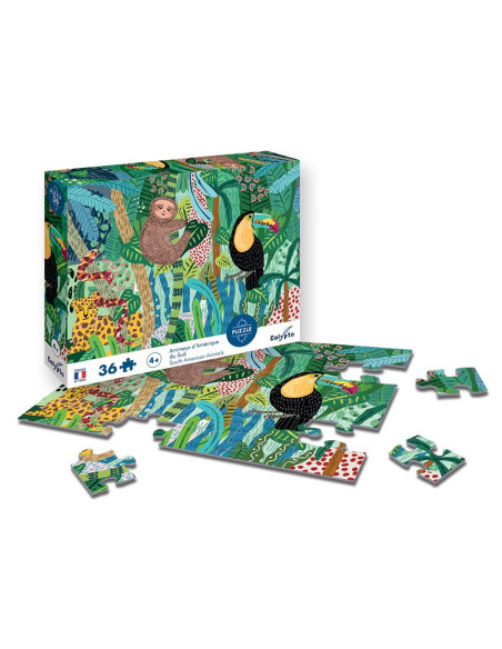 Puzzle 36 p - animaux d'amérique du sud
