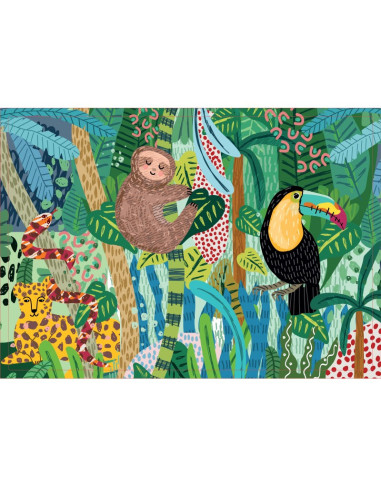 Puzzle 36 p - animaux d'amérique du sud