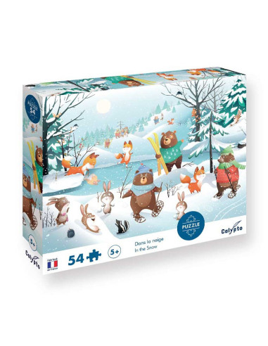 Puzzle 54 p - dans la neige