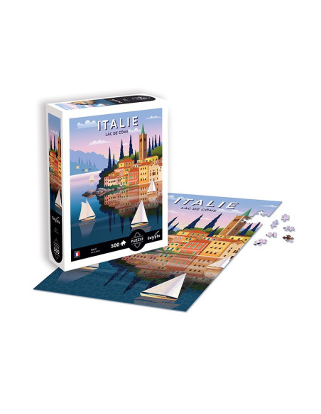 Puzzle 500 p - italie lac de côme