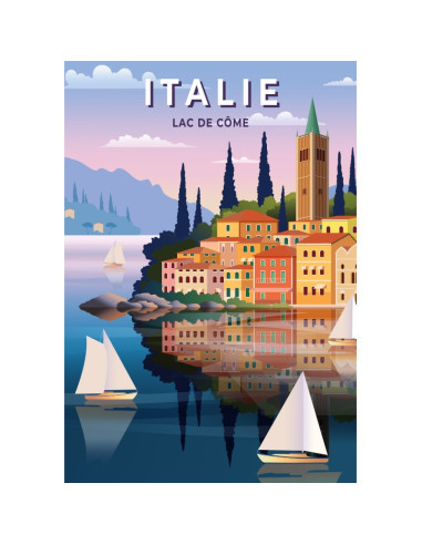 Puzzle 500 p - italie lac de côme