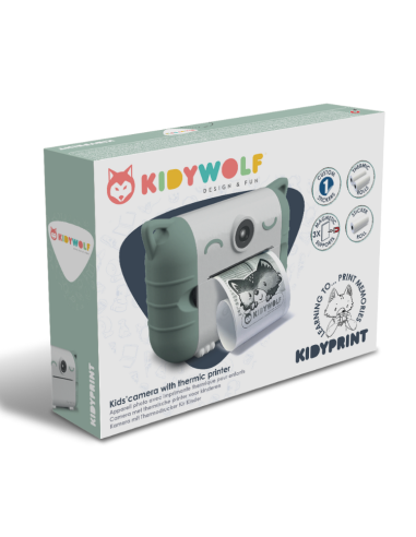 Kidyprint appareil photo impression thermique vert