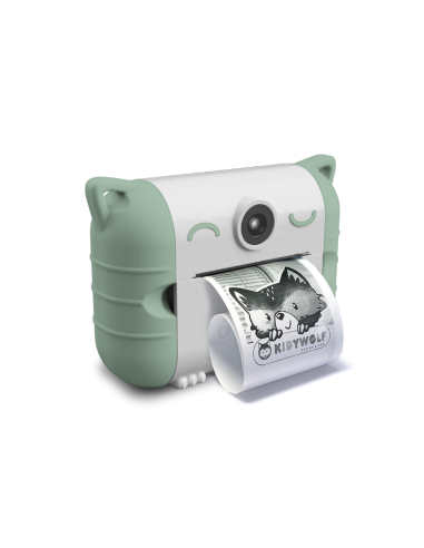 Kidyprint appareil photo impression thermique vert