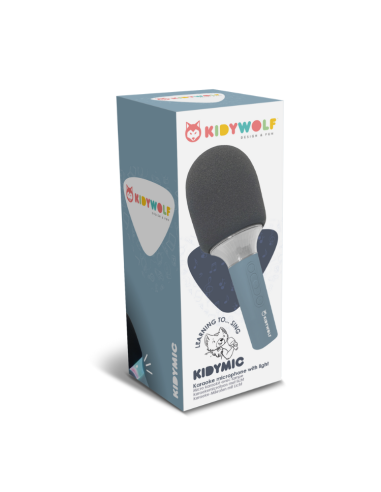 Kidymic micro karaoke bluetooth bleu