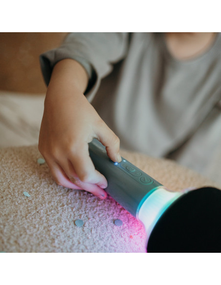 Kidymic micro karaoke bluetooth bleu