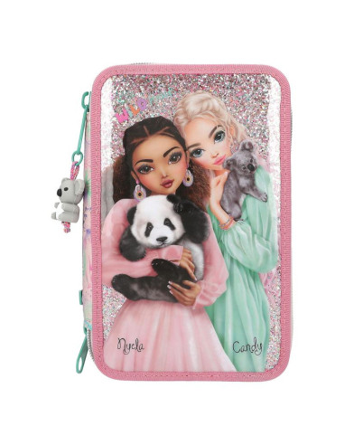 Topmodel trousse 3 compartiments wild