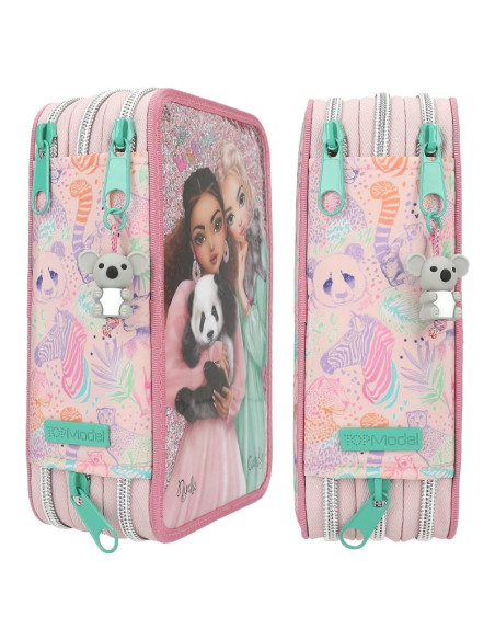 Topmodel trousse 3 compartiments wild