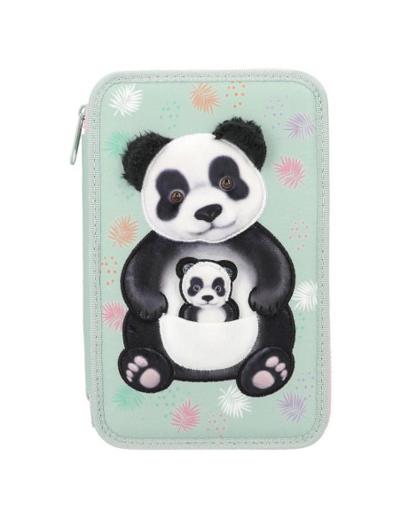 Topmodel trousse 3 niveaux wild panda