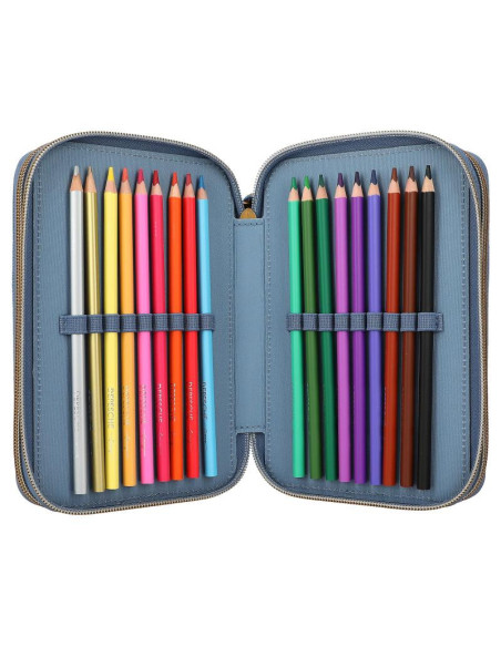 Miss melody trousse 3 compartiments denim