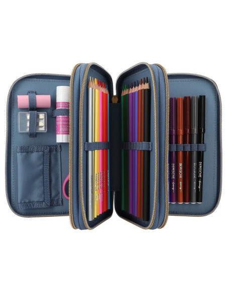 Miss melody trousse 3 compartiments denim