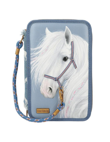 Miss melody trousse 3 compartiments denim