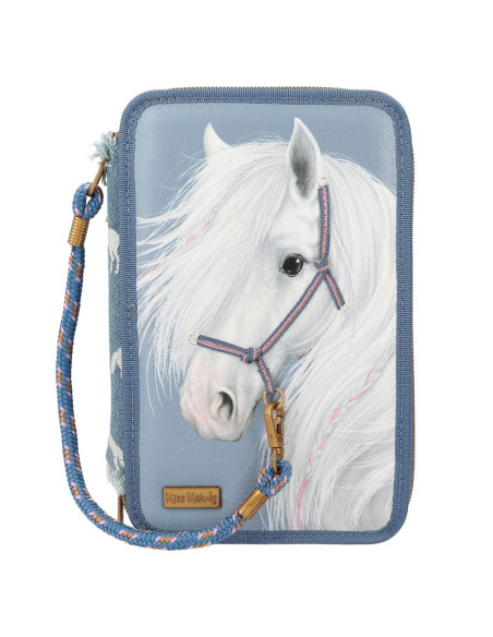 Miss melody trousse 3 compartiments denim