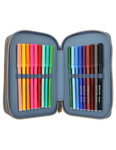 Miss melody trousse 3 compartiments denim