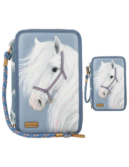 Miss melody trousse 3 compartiments denim