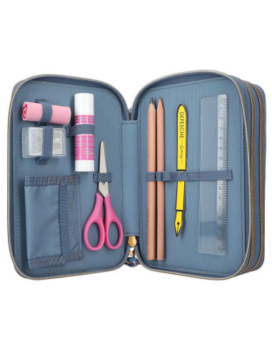Miss melody trousse 3 compartiments denim