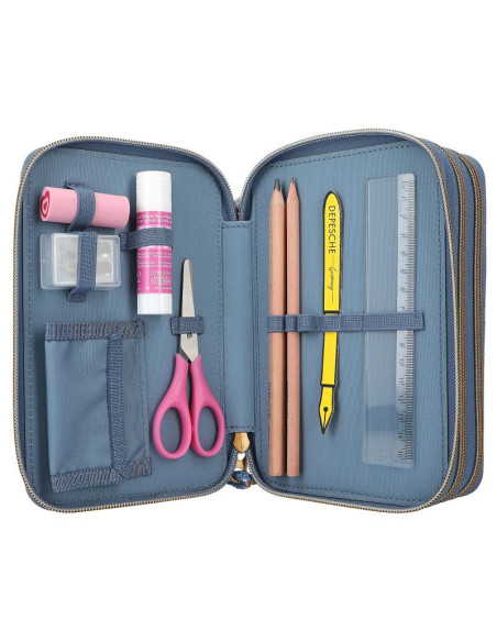 Miss melody trousse 3 compartiments denim