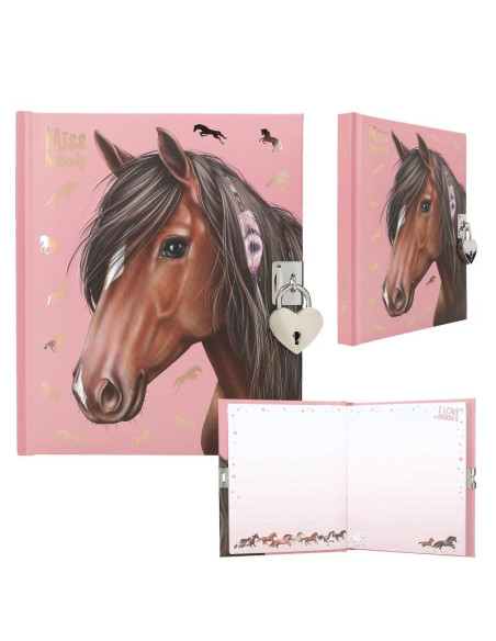 Miss Melody Journal intime avec autocollants, motif 2