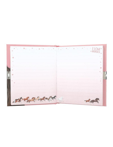 Miss Melody Journal intime avec autocollants, motif 2