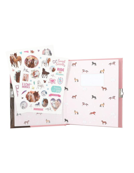Miss Melody Journal intime avec autocollants, motif 2