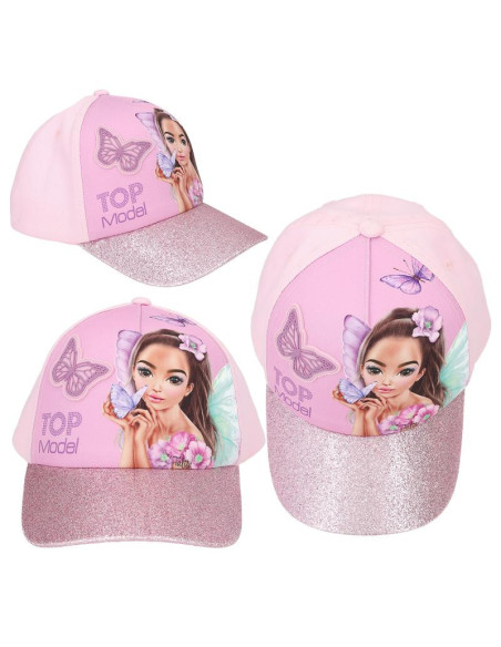 Topmodel casquette imprimée à paillettes fairy love