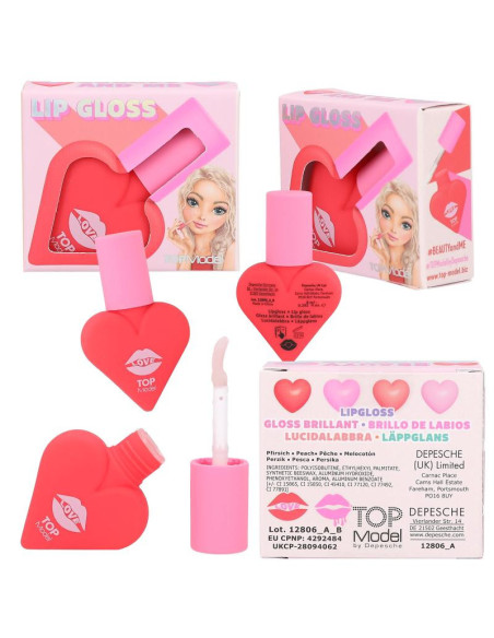 Topmodel gloss pour les lèvres sweet heart beauty and me