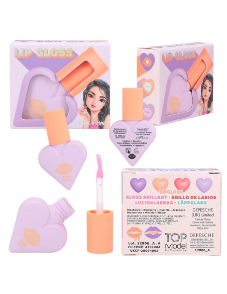 Topmodel gloss pour les lèvres sweet heart beauty and me