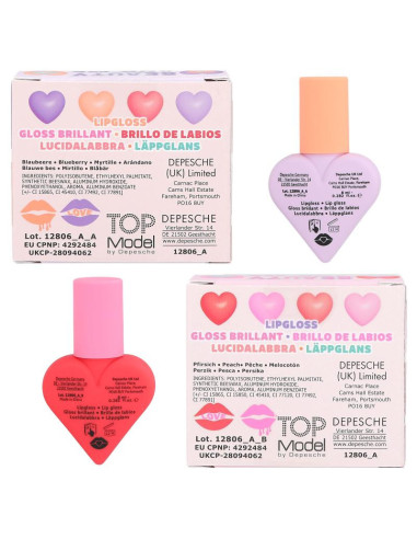 Topmodel gloss pour les lèvres sweet heart beauty and me