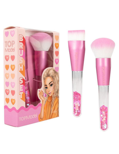 Topmodel set de pinceaux coeur beauty and me