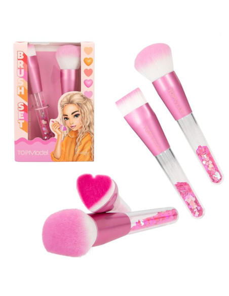 Topmodel set de pinceaux coeur beauty and me