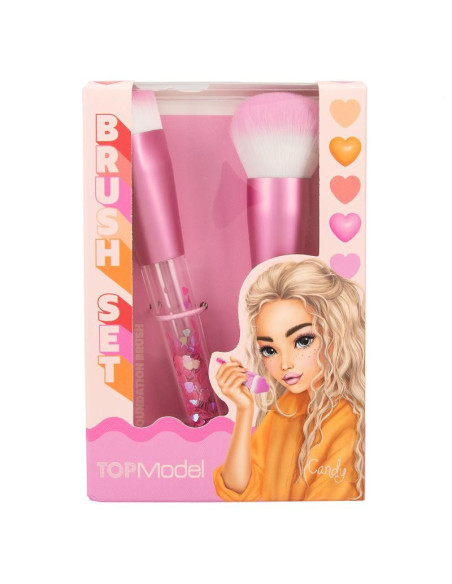Topmodel set de pinceaux coeur beauty and me