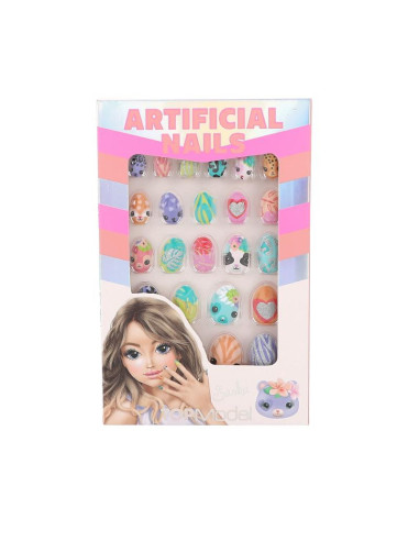 Topmodel faux ongles pointu animaux beauty and me