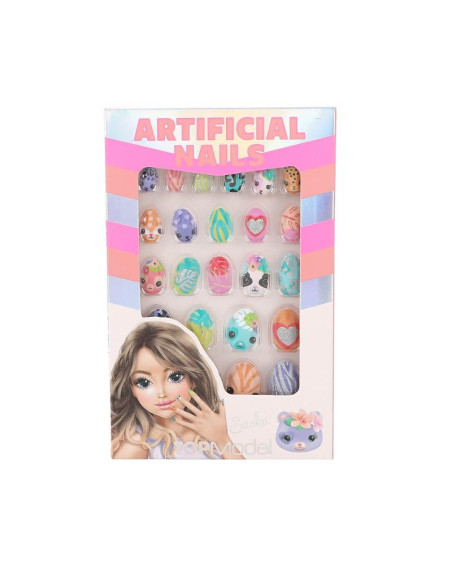 Topmodel faux ongles pointu animaux beauty and me