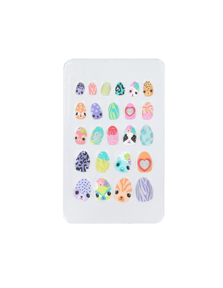 Topmodel faux ongles pointu animaux beauty and me