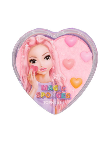 Topmodel éponges magiques en forme de coeur beauty and me