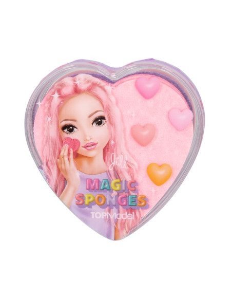 Topmodel éponges magiques en forme de coeur beauty and me