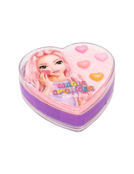 Topmodel éponges magiques en forme de coeur beauty and me