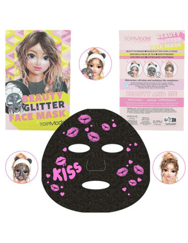 Topmodel masque en tissu pailleté beauty and me