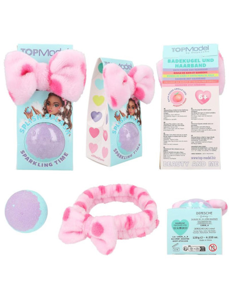 Topmodel boule de bain et bandeau pour les cheveux beauty and me