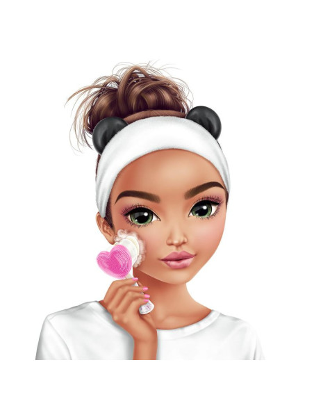 Topmodel brosse visage en forme de coeur beauty and me