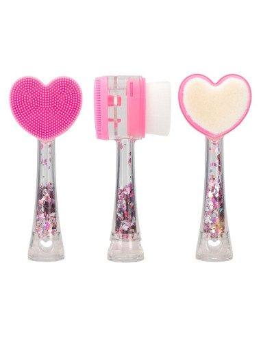 Topmodel brosse visage en forme de coeur beauty and me